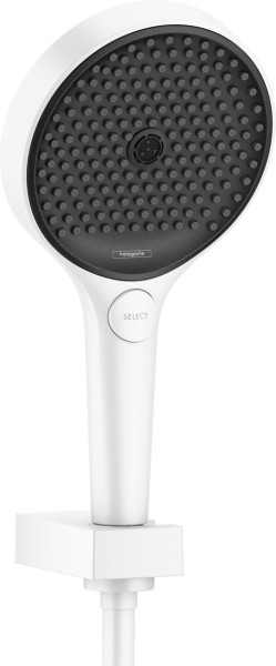 26851700 HG Rainfinity 130 3 jet душевой набор cо шлангом 160см матовый белый. Фото 1