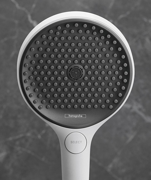 26864700 HG Rainfinity 130 3jet ручной душ матовый белый. Фото 3