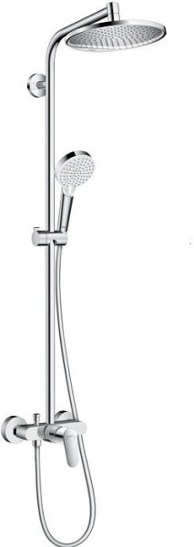 27269000 HG Crometta S 240 1jet Showerpipe Ecosmart душевая система. Фото 1