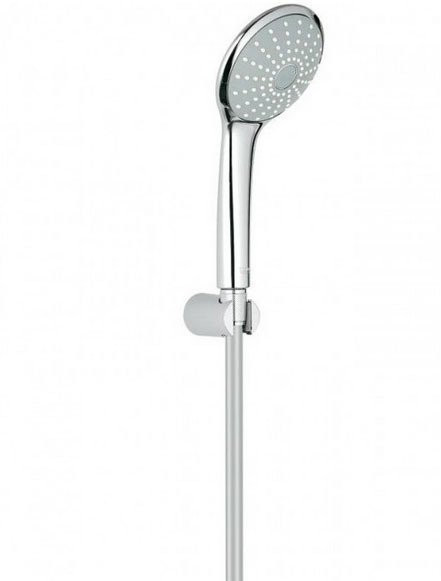 27354000 Euphoria 110 Душевой набор I (круглый ручной душ, настенный держатель, шланг 1250 мм), хром. Фото 1