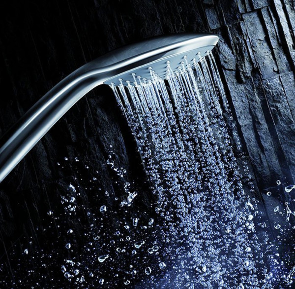 27354000 Euphoria 110 Душевой набор I (круглый ручной душ, настенный держатель, шланг 1250 мм), хром. Фото 3