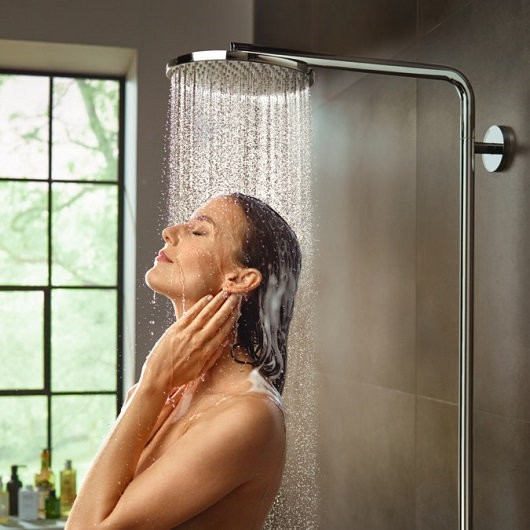 27633000 HG Raindance Select Showerpipe S 240 1jet PowderRain душевая система. Фото 7