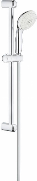27645001 Tempesta New 100 Душевой гарнитур IV, душевая штанга 600 мм, шланг 1750 мм, 9,5 л/мин, хром. Фото 1