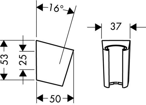 28331000 HG держатель душа. Фото 3