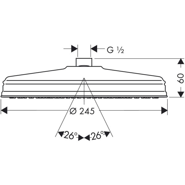 28474820 AX Carlton верхний душ. Фото 2