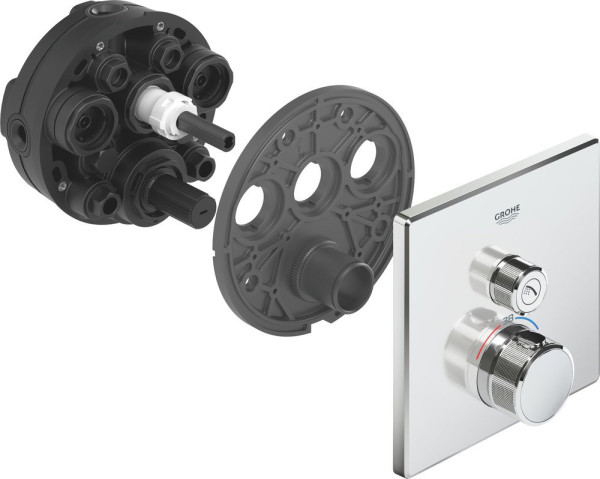 29123000 Grohtherm SmartControl Внешняя часть термостатического смесителя на 1 выход, хром. Фото 3