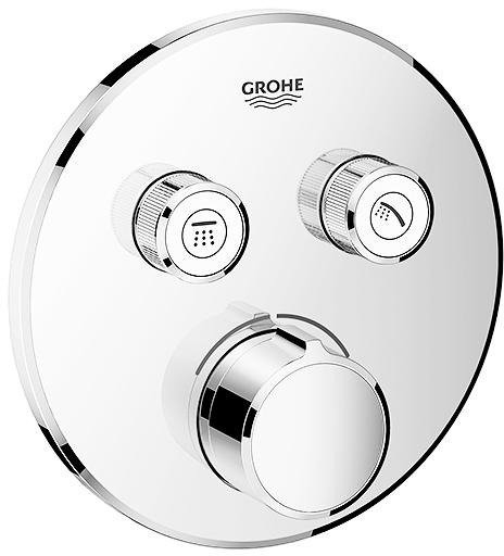 29145000 Grohtherm SmartControl Внешняя часть смесителя на 2 выхода, хром. Фото 2