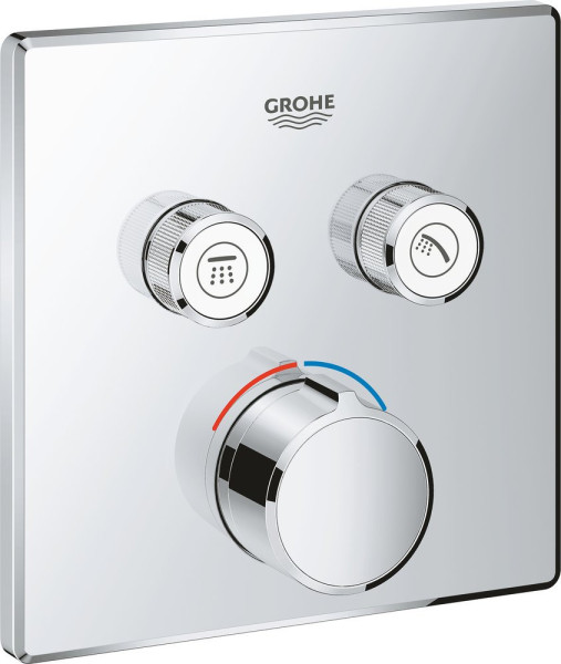 29148000 Grohtherm SmartControl Внешняя часть смесителя на 2 выхода, хром. Фото 1