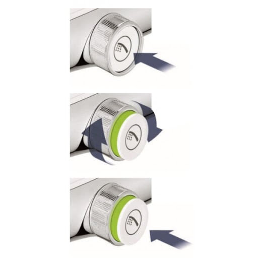 29148000 Grohtherm SmartControl Внешняя часть смесителя на 2 выхода, хром. Фото 4