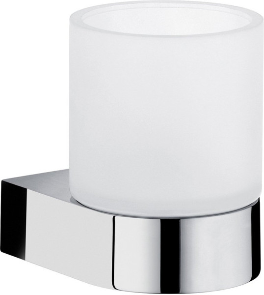 30050019000 EDITION 300 Держатель стакана в комплекте с хрустальным матовым стаканом, хром. Фото 1