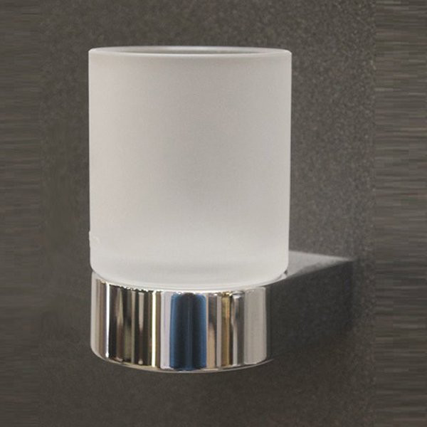 30050019000 EDITION 300 Держатель стакана в комплекте с хрустальным матовым стаканом, хром. Фото 3