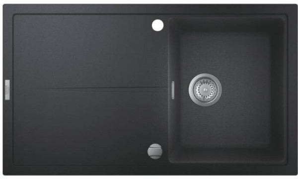 31640AT0 K400 Композитная мойка с крылом,860 x 500 мм, цвет серый гранит (AT0) (3 шт.-пал.). Фото 1