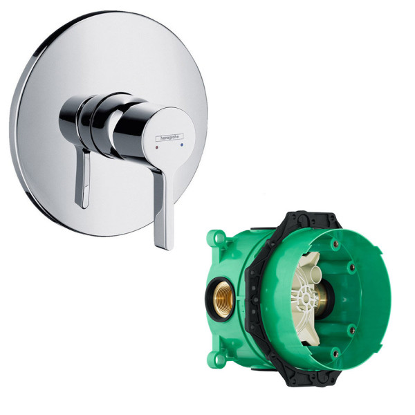 31665000S Set HG Metris S смеситель для душа встройка (31665000+01800180). Фото 1