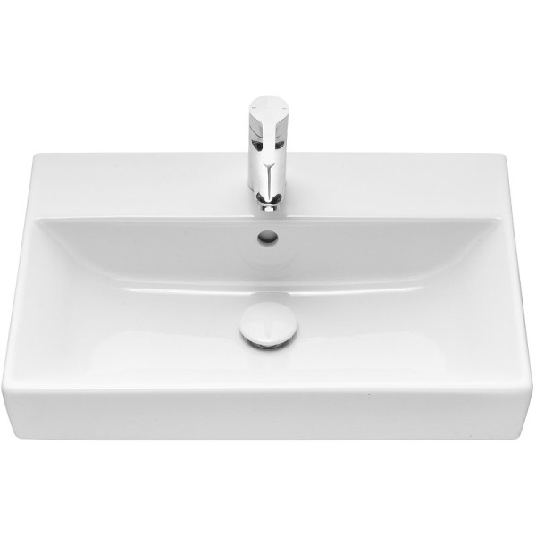 3274C400Y Oleta раковина мебельная 600х390, 1 отв. ГРУЗИТЬ ТОЛЬКО С МЕБЕЛЬЮ. Фото 2