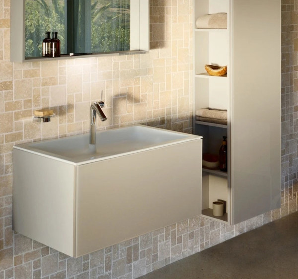 32962180000 PLAN Тумба под умывальник 800x490x605 мм кашемир. Фото 1