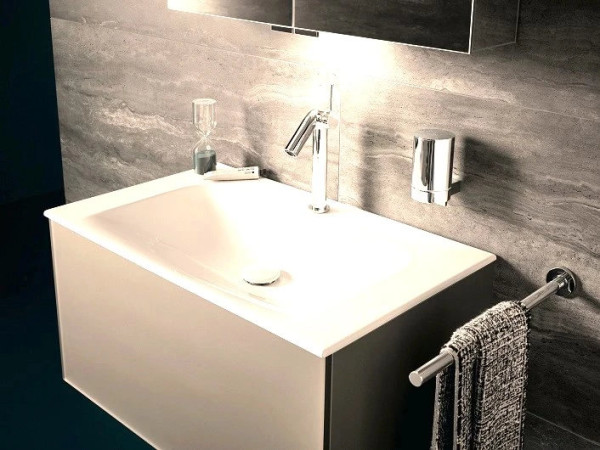 32962180000 PLAN Тумба под умывальник 800x490x605 мм кашемир. Фото 2