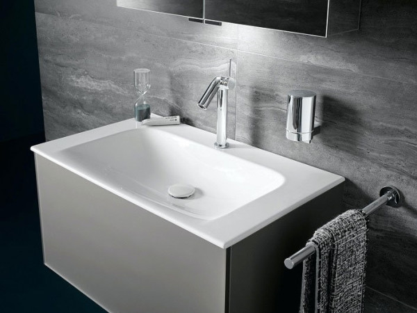 32962290000 PLAN Тумба под умывальник 800х490х605 мм инокс мат. Фото 3