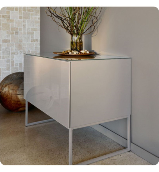 32972300000 PLAN Тумба под умывальник 1000x490x605 mm, белая. Фото 3