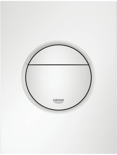 37601SH0 Nova Cosmopolitan S Панель смыва для унитаза, вертикальная, альпин-белый. Фото 2