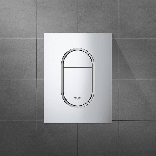 37624000 Arena Cosmopolitan Панель смыва для унитаза, размер S, хром. Фото 4