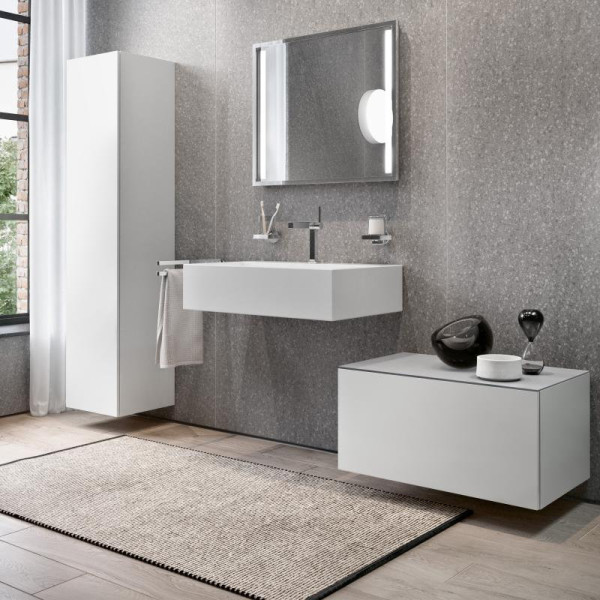 39026380000 EDITION 90 Боковая тумба 800х484х400 mm, структурный лак белый. Фото 4