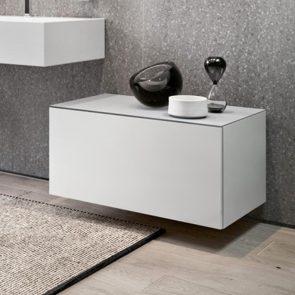 39026380000 EDITION 90 Боковая тумба 800х484х400 mm, структурный лак белый. Фото 5