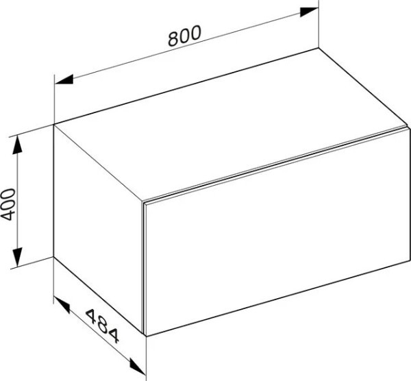 39026380000 EDITION 90 Боковая тумба 800х484х400 mm, структурный лак белый. Фото 6