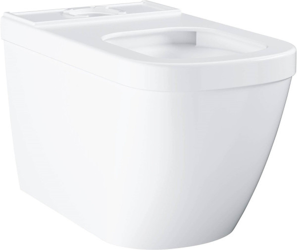 39338000 Euro Ceramic Унитаз напольный безободковый (без бачка и сиденья), альпин-белый. Фото 1