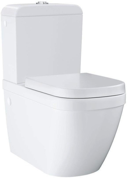 39462000 Euro Ceramic Унитаз напольный, комплект (бачок, набор креплений, сиденье Soft Close), альпин-белый. Фото 1