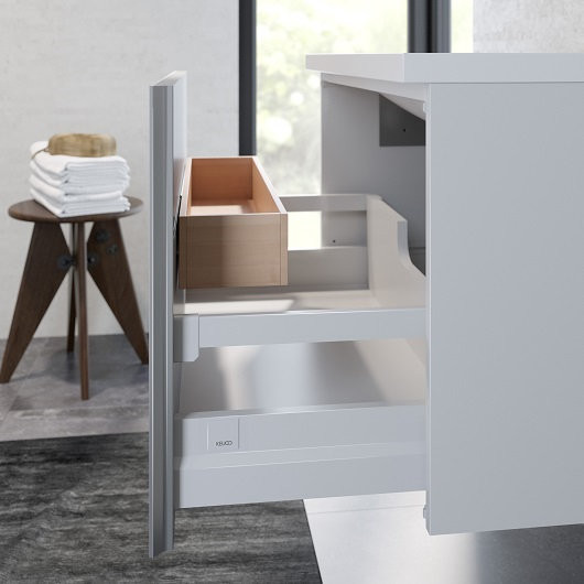 39603210100 ROYAL REFLEX.2 Комплект мебели для ванной 1 (Тумба под умывальник 796х487х450+Умывальник из минерального литья 800х490х30). Фото 5