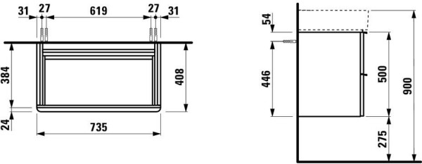 4.1018.2.160.100.1 Space Тумба под раковину 1028.5. Фото 3