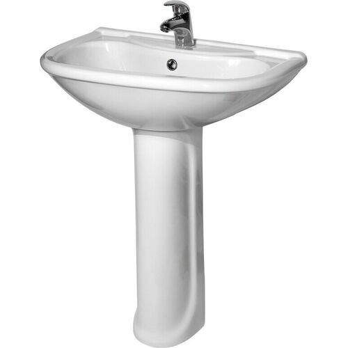 45101100302 Умывальник с пьедестлом "Престиж-55". Фото 1