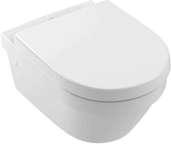 4694 HR01 ARCHITECTURA Комбипак (4694R001 Унитаз 370х530, подвесной, DirectFlush + 98M9C101 Сиденье для унитаза, Quick Release, SoftClosing). Фото 1