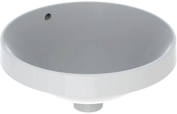 500.700.01.2 Geberit VariForm Раковина встраиваемая в столешницу круглой формы, D=40 см, без отв. под смеситель, с отв. перелива. Фото 1