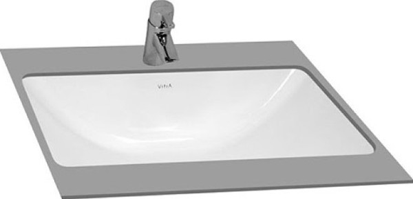 5339B003-0012 S50 Раковина встраиваемая снизу 48cm-цвет белый VitrA (СНЯТО С ПР-ВА. ДО ОКОНЧАНИЯ ОСТАТКОВ). Фото 3