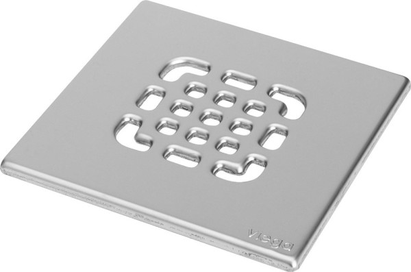 557140 Трап с изоляц. фланцем, гидрозатвором, 0,6 л/сек, решеткой из нерж. 150х150мм, шарнирн. отводом, пласт/серый. Фото 4