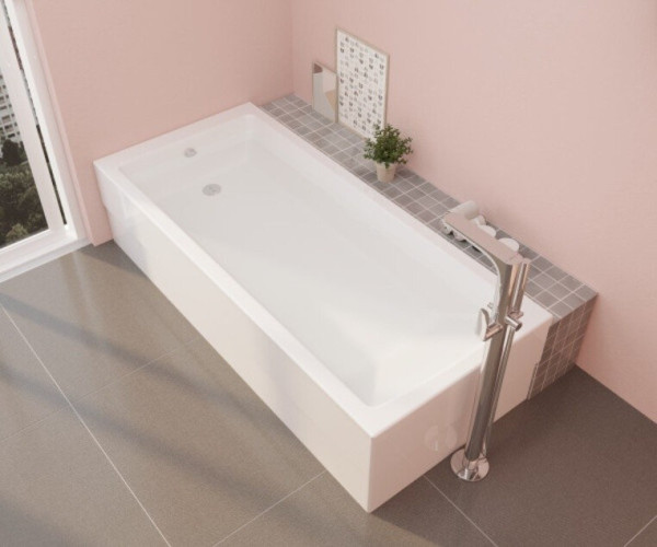 55840001000 Neon ванна 180x80 см слив на торце. Фото 3