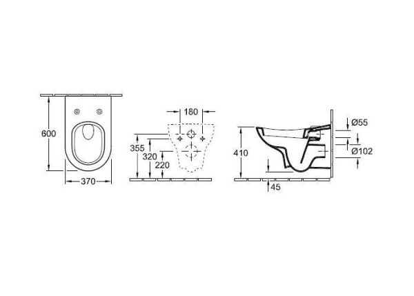 5610 10R1 MY NATURE унитаз подвес. с верт. смывом 370x600мм, гориз. выпуск, кр. комплект „SupraFix 2.0“, AQUAREDUCT (ДО ОКОНЧАНИЯ ОСТАТКОВ). Фото 2