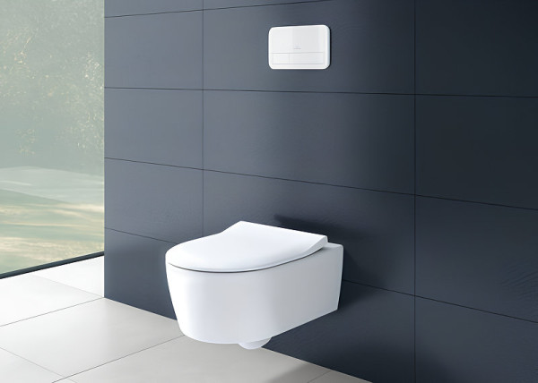 5656 RS01 AVENTO Комбипак (5656R001 Унитаз 370х530, подвесной, DirectFlush + 9M87S101 Сиденье для унитаза, SlimSeat, QuickRelease, SoftClosing). Фото 3