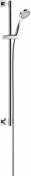 59587010922 IXMO ДУШЕВОЙ КОМПЛЕКТ: Душевая штанга 855 мм + ручная душевая лейка с нормальной струей + шланг1600 мм, хром. Фото 1