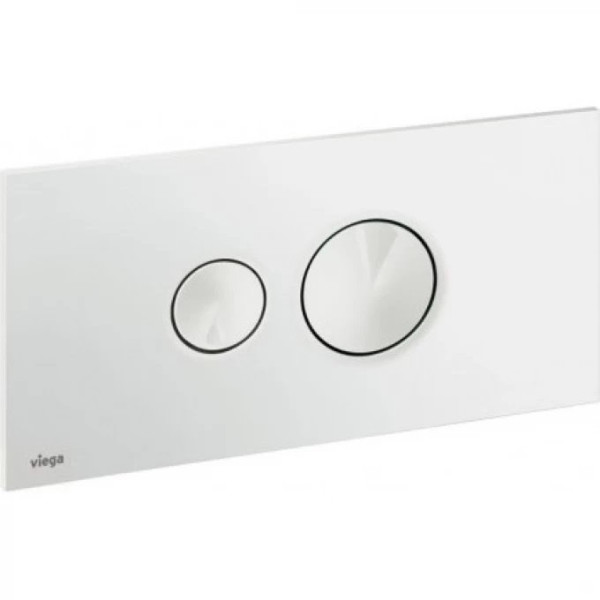 596316 Visign for Style 10 кнопка смыва (пластик) для смывных бачков, белый. Фото 1