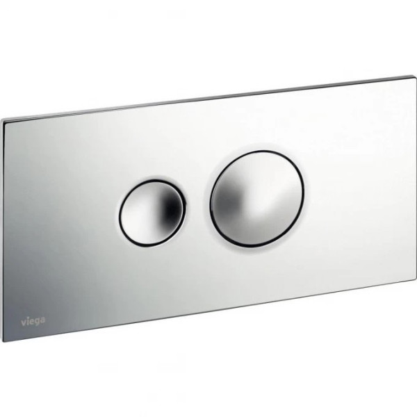 596347 Visign for Style 10 кнопка смыва (пластик) для смывных бачков, матовый хром. Фото 1