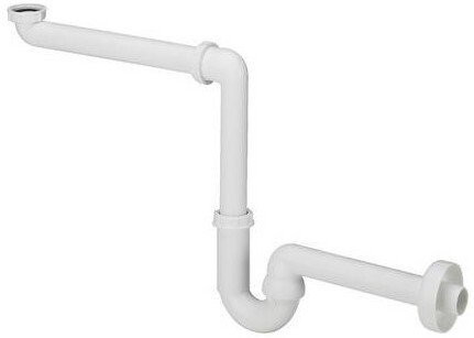 606220 Трубный сифон 1¼ x 32 для экономии места, пластик, модель 5729. Фото 1