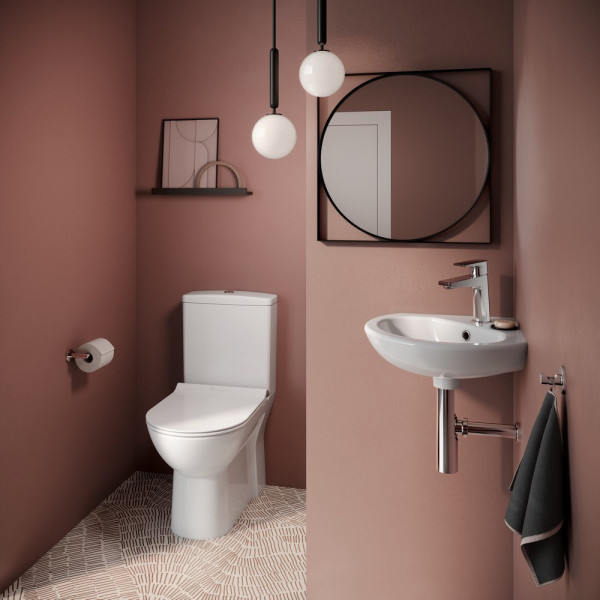 6716SL Friendly унитаз напольный, с тонким сиденьем с микролифтом, Serel. Фото 3