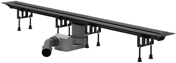 686277 Advantix Vario душевой лоток (пластик), универсальные габариты 300-1200мм, с заглушками, опорами, сифоном, модель 4965.10. Фото 1