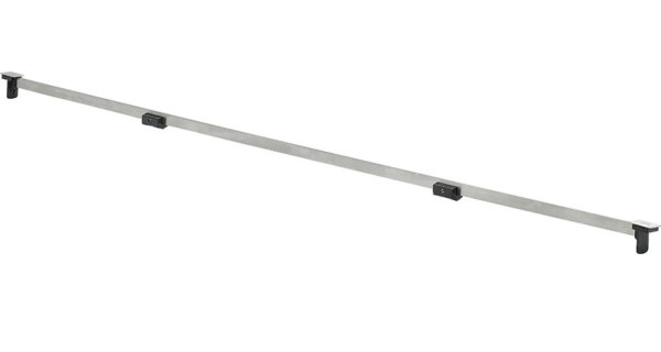 686284 Advantix Vario (Visign SR1) Дизайн-вставка 300-1200 мм с компл. для монтажа и бок. накладками, матовая, нержавеющая сталь, модель 4965.30. Фото 1