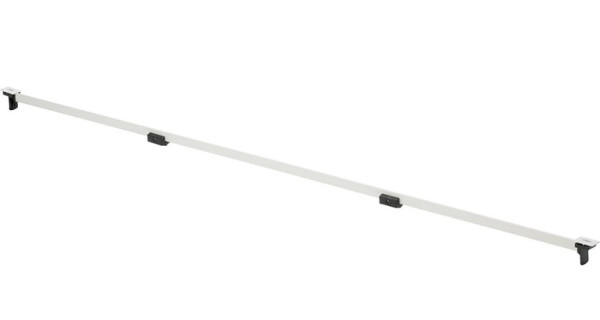 711887 Advantix Vario (Visign SR4) Дизайн-вставка 300-1200 мм с компл. для монтажа и бок. накладками, белый, нержавеющая сталь, модель 4965.33. Фото 1