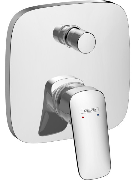 71405000S Set HG Logis смеситель для ванны (71405000+01800180). Фото 3