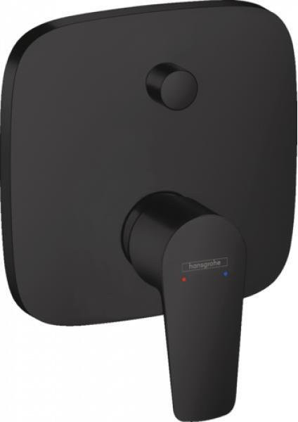 71474670 HG Talis E смеситель для ванны (внешняя часть) матовый черный. Фото 1