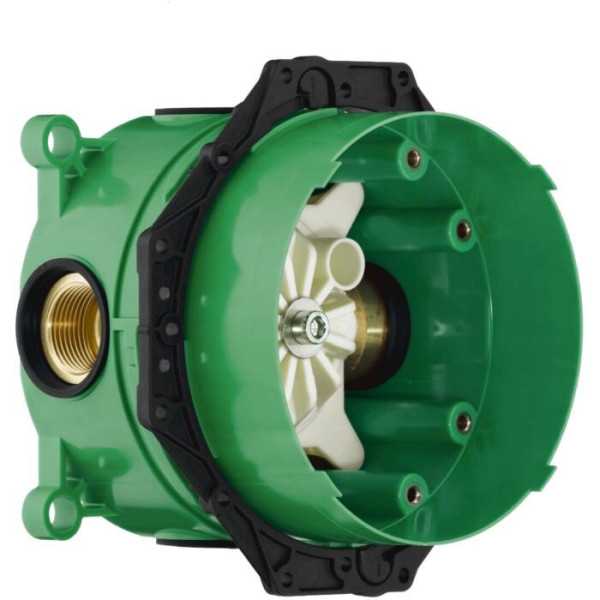 71668670S Set HG Vernis Shape смеситель для душа встройка (71668670+01800180), матовый черный. Фото 3